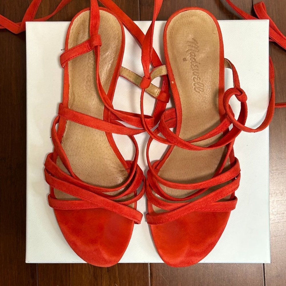 Suede Madewell sandals